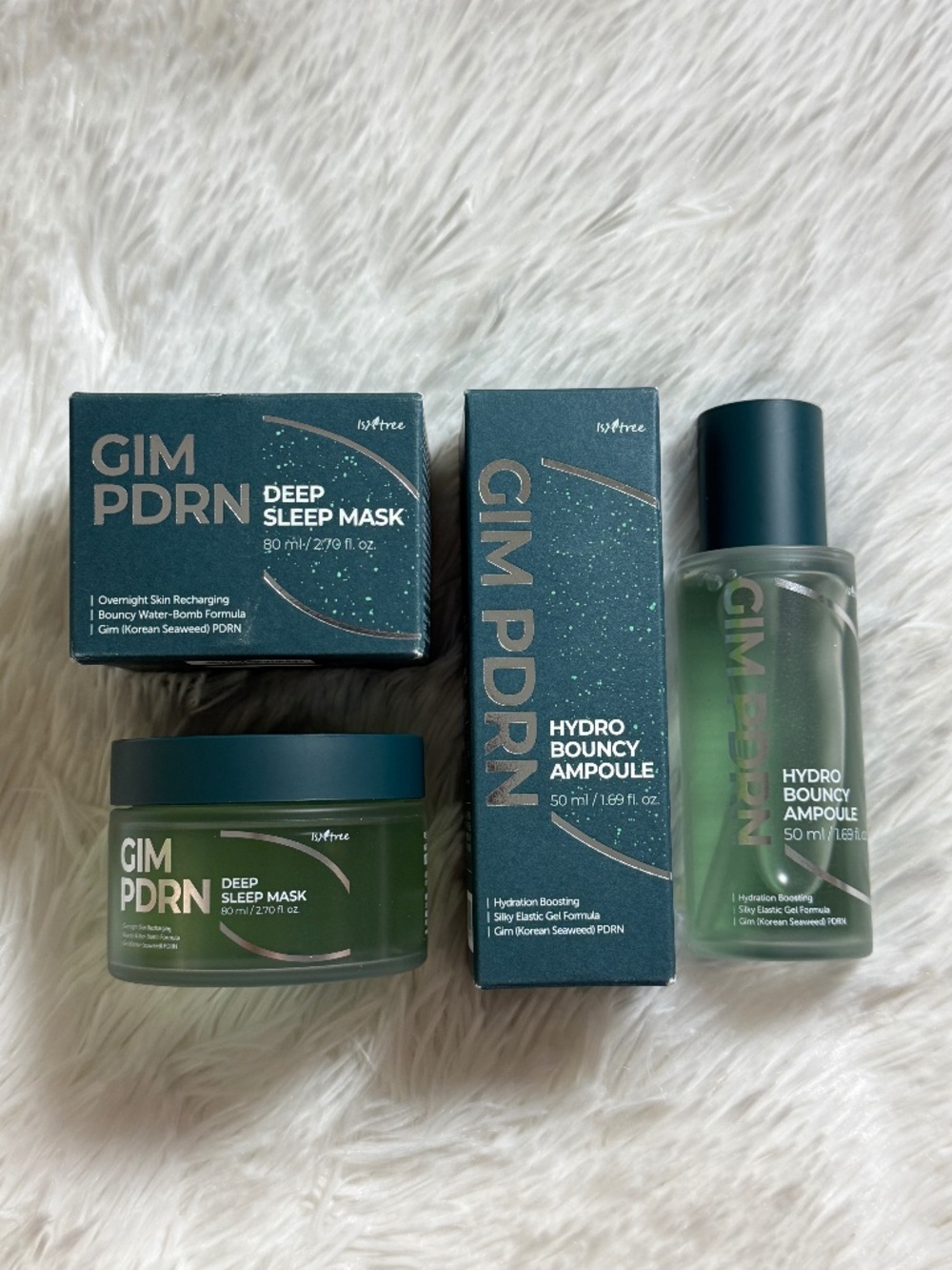 Isntree Gim PDRN Hydro Bouncy Ampoule & Deep Sleep Mask Duo